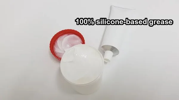 Correct Lubricant for PVC Valves A "no" symbol over a can of WD-40 next to a valve and a "yes" to silicone grease