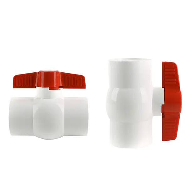 Pntek pvc ball valve 1/2 high qualitywater hose PVC plastic mini ball valve male pvc ball valve - Image 6