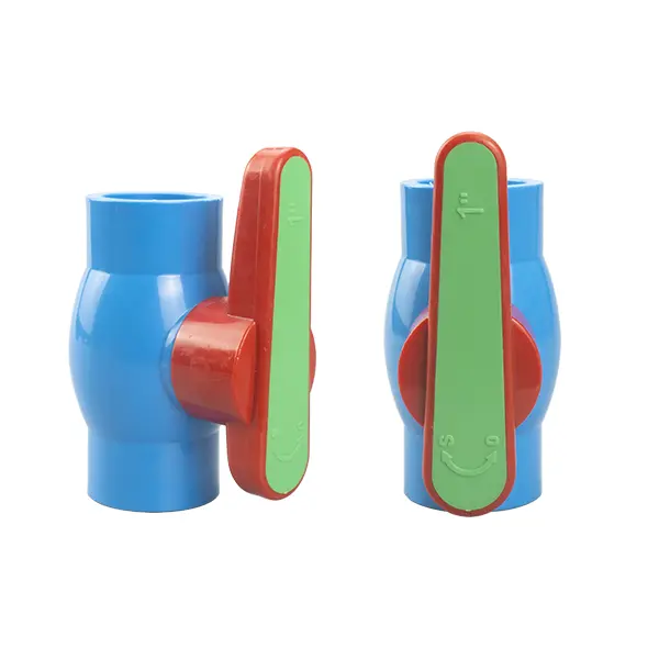 China Supplier PVC Compact Ball valve water Ball Valve with Blue body hydraulic valves Thailand - Image 5