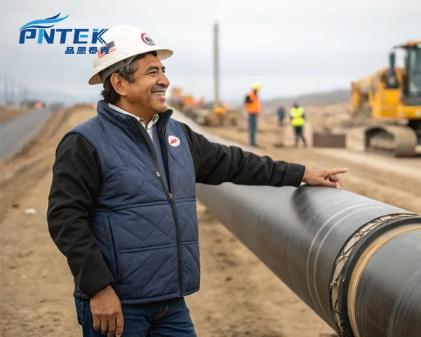 Methods for Connecting HDPE Pipe Side-by-side images of butt fusion, electrofusion, and a compression fitting connection