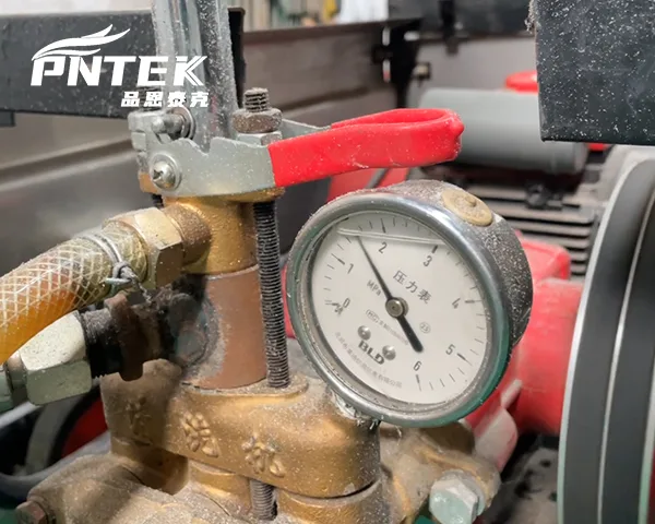 PVC Ball Valve Pressure Rating A Pntek PVC ball valve with the PN16 pressure rating clearly marked on the body