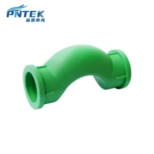 PNTEK Wholesale PPR Bridge Bend Green 20mm 25mm 32mm PPR Pipe Fitting Pipe Arch Connector for Plumbing Construction