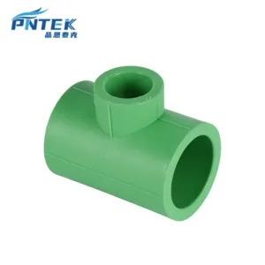 PNTEK PPR Reducing Tee PPR Green Pipe Fittings for Plumbing HVAC Water Supply