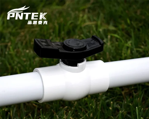 Technical Drawing of a PVC Socket A technical cutaway drawing of a PVC socket showing the pipe stop and surface for solvent cement