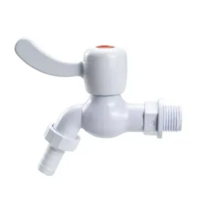 Kitchen Faucet Quick Open Deck Mounted Basin PVC Plastic Bib Cock Faucet