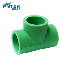 PNTEK PPR Equal Tee Socket Green PPR Pipe Fittings 16 to 160mm