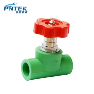 PNTEK Bulk Green PPR Heavy Stop Valve 22-110mm Socket End PPR Pipe Fitting