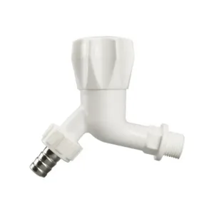 High Quality Plastic water Tap PP material Bibcock With S.S. Nozzle Outdoor Water Tap And Taps Faucet Kitchen