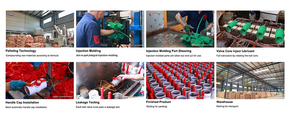 High-Quality Reliable PVC Ball Valve A close-up shot highlighting the robust construction of a premium Pntek PVC ball valve