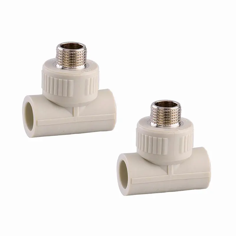 How Grey Color PPR Fittings Tee Prevents Water Leaks