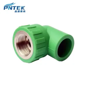 PNTEK PPR Green Female Elbow PPR Pipe Fitting Threaded Elbow for Plumbing & Water Supply