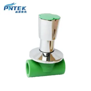 PNTEK PPR New Luxurious Stop Valve Green Socket DIN 20 25 32mm