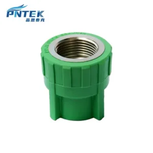 PNTEK PPR Female Socket with Brass Insert 16–63mm 1/2–2″ Threads PPR Pipe Fitting for Water & Plumbing Projects