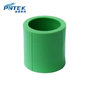 PNTEK Wholesale PPR Coupling (Socket) 16mm-160mm Green PPR Pipe Fitting Direct Connector for Water Supply Systems