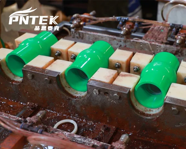 Inside a PVC Ball Valve: Ball and Seats A cutaway view of a PVC ball valve showing the internal ball, stem, and seats