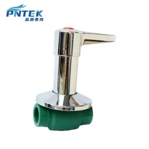 PNTEK PPR Greeen Luxurious Ball Valve Socket 20 25 32mm PPR Ball Valve