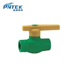 PNTEK PPR Green Ball Valve with Long Square Handle Socket